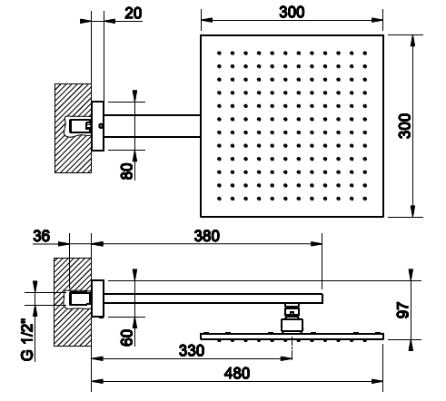 Overhead Shower