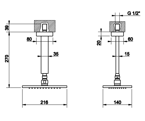 Overhead Shower