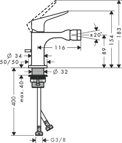 Bidet Mixer