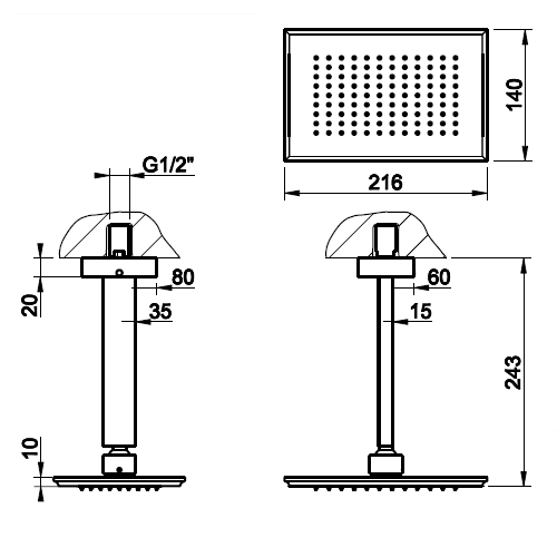 Overhead Shower