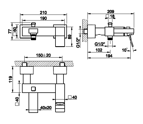 Bath Mixer